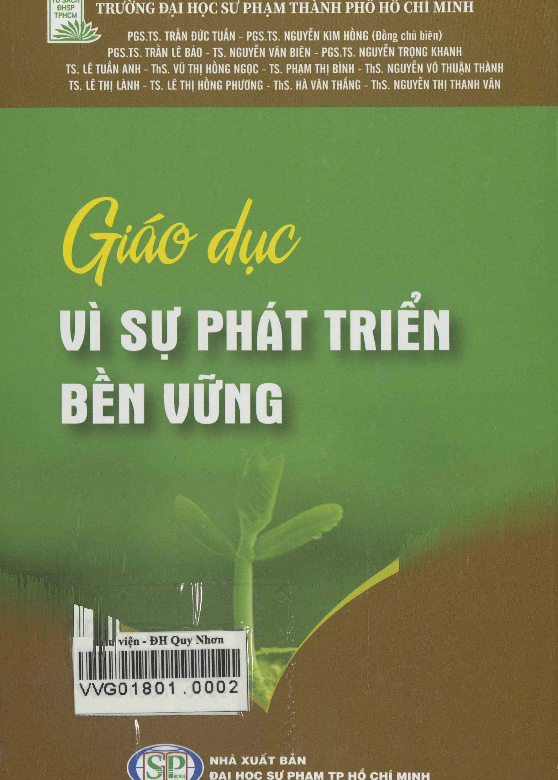 Giáo trình Giáo dục vì sự phát triển bền vững