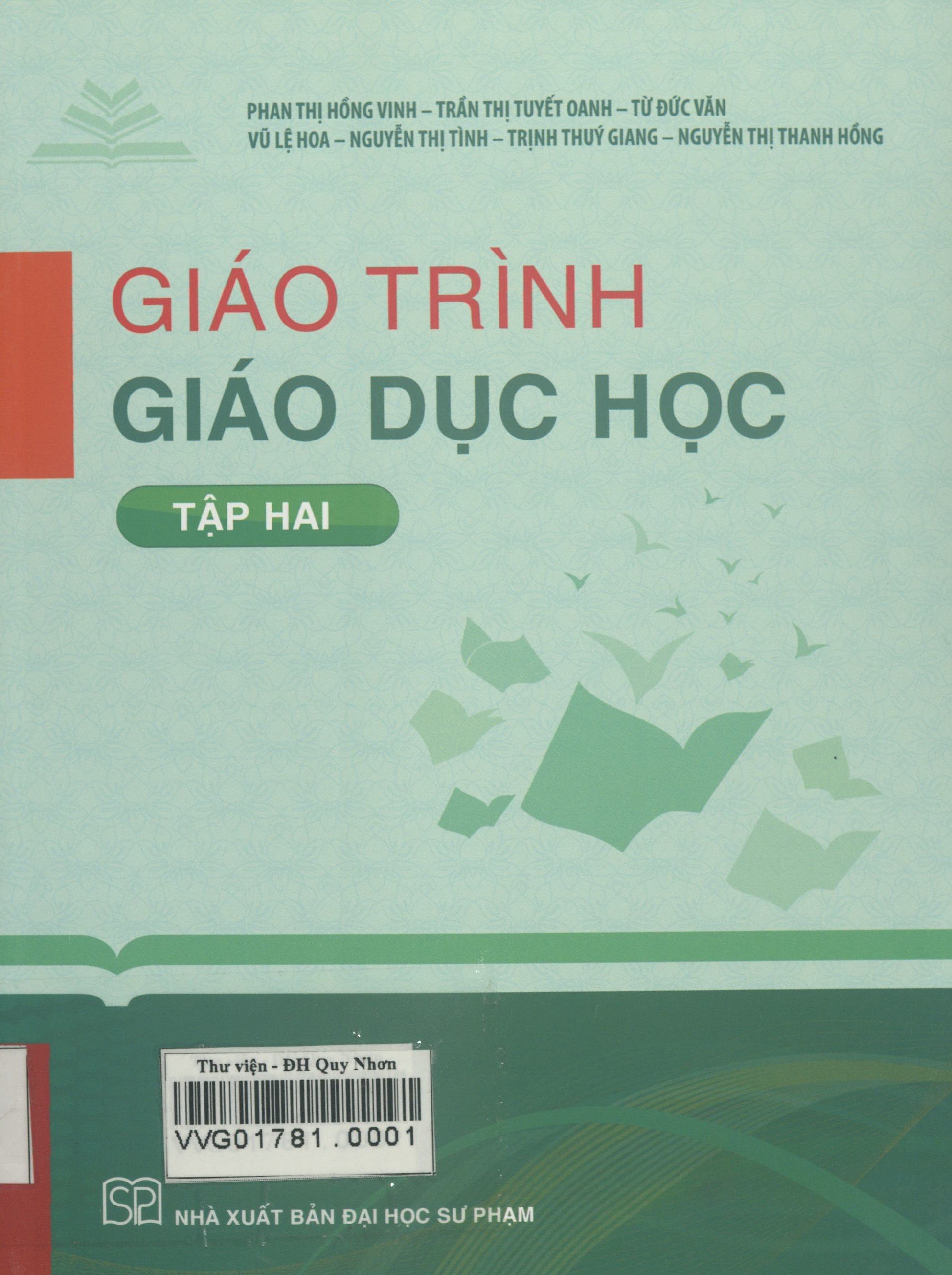 Giáo trình Giáo dục học