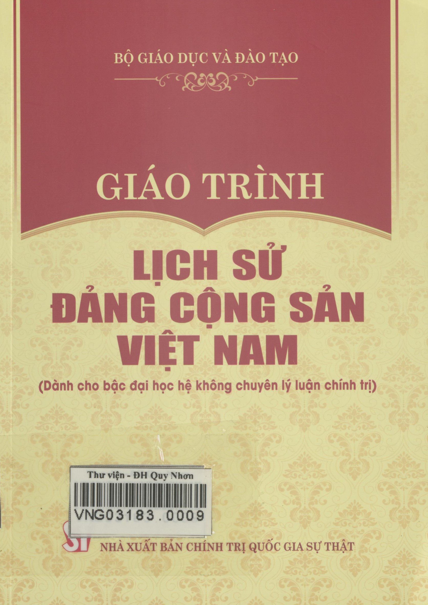 Giáo trình Lịch sử Đảng Cộng sản Việt Nam