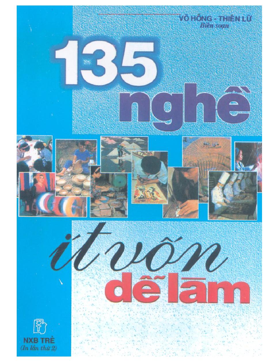 135 nghề ít vốn dễ làm