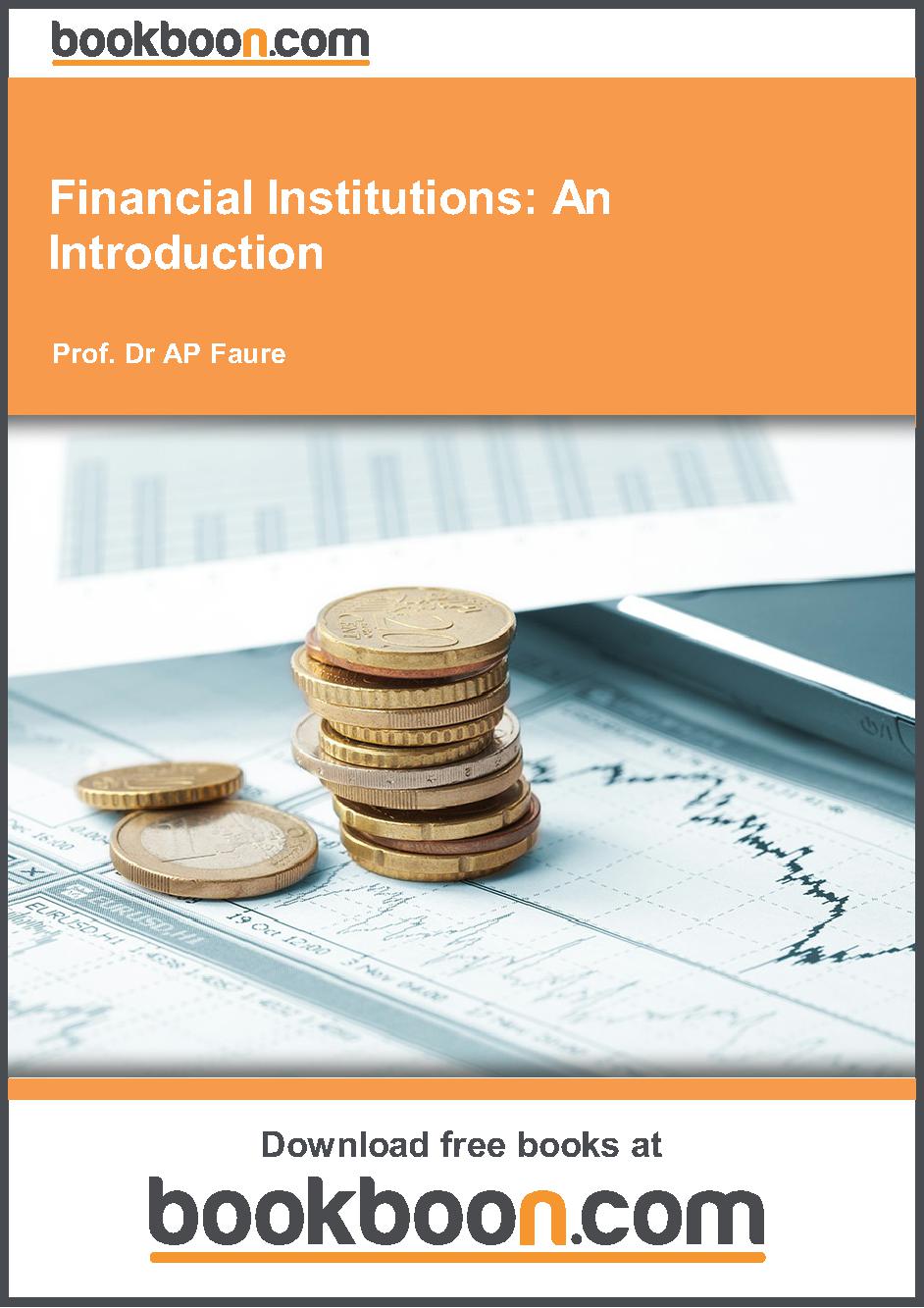 Financial institutions: An introduction