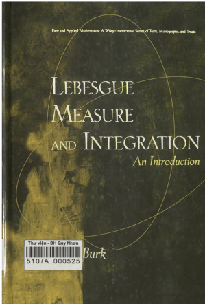 Lebesgue measure and integration
