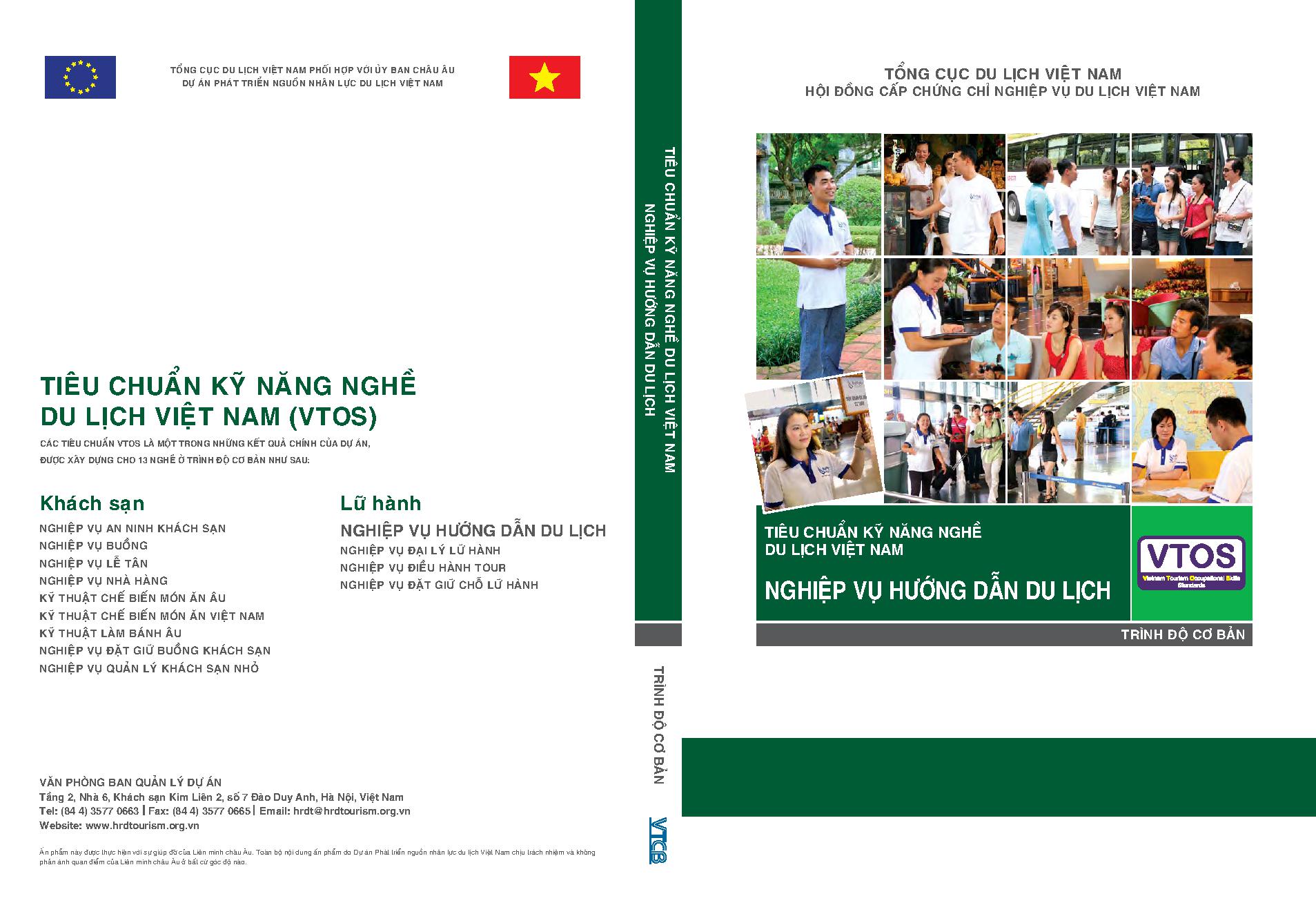 Tiêu chuẩn kỹ năng nghề nghiệp du lịch Việt Nam : Nghiệp vụ hướng dẫn du lịch